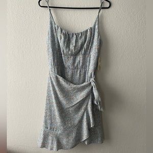 Altar’d State Floral Wrap Mini Dress